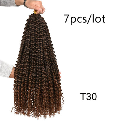 Passion Twist Crochet Braids Spring Hair Extensions