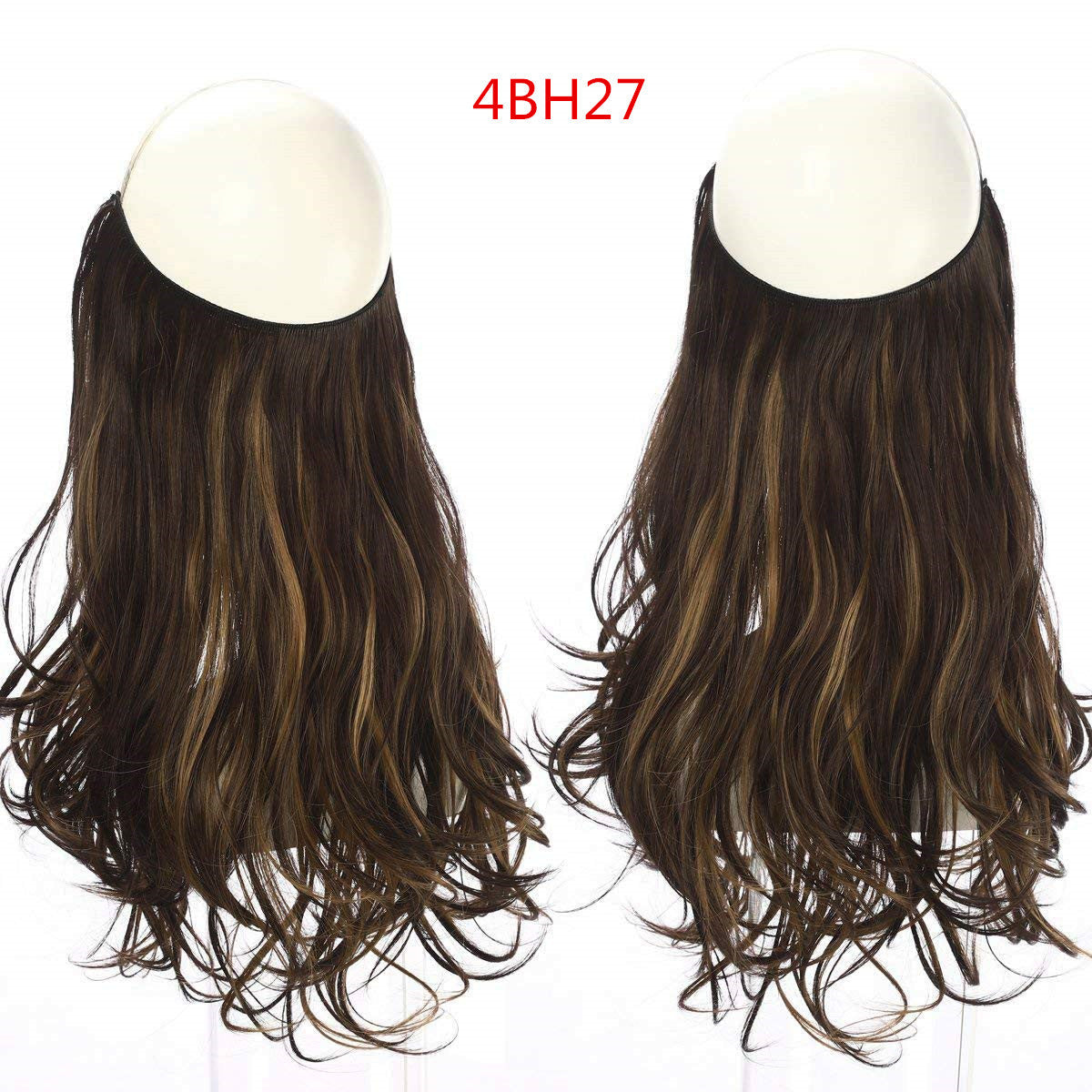 Fishing Line Large Wave Multi-color Gradient Hair Extensions
