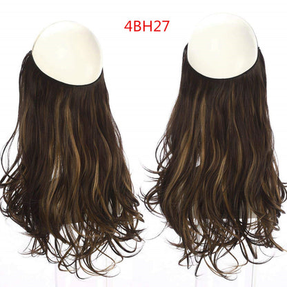 Fishing Line Large Wave Multi-color Gradient Hair Extensions