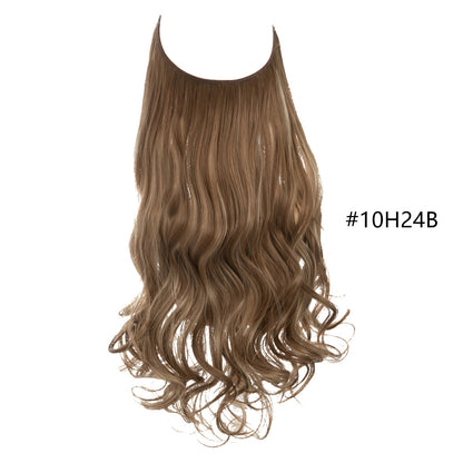 Fishing Line Large Wave Multi-color Gradient Hair Extensions