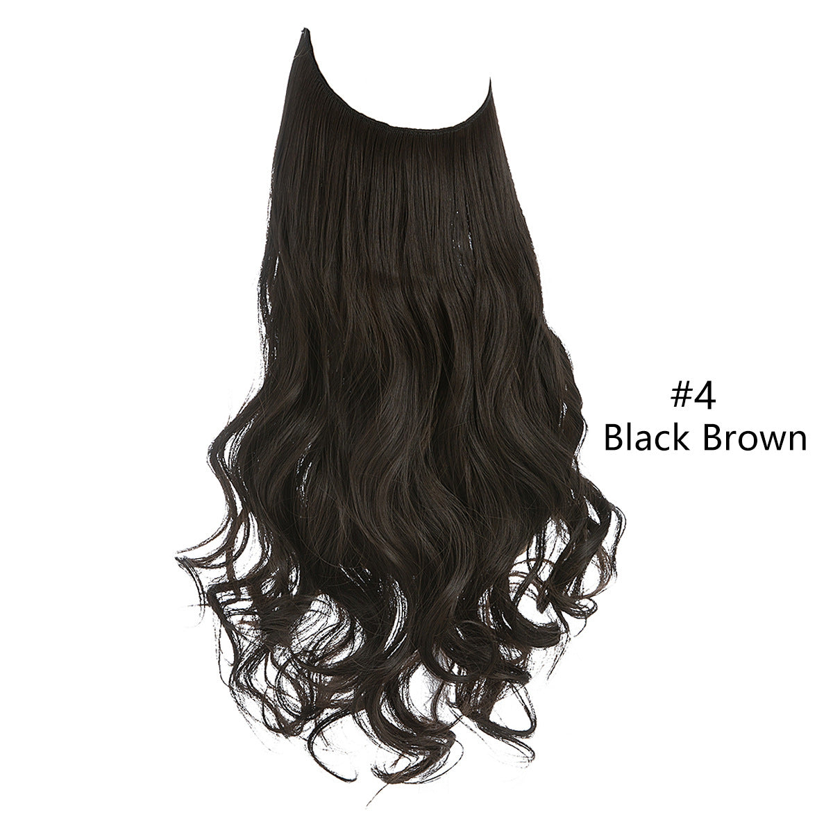 Fishing Line Large Wave Multi-color Gradient Hair Extensions
