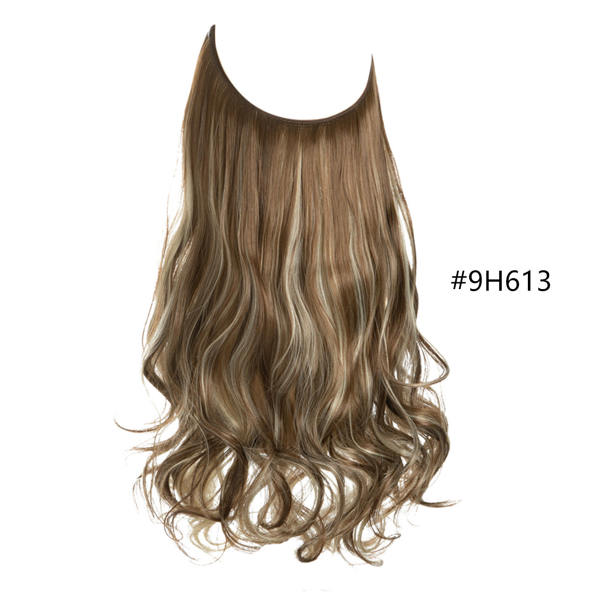 Fishing Line Large Wave Multi-color Gradient Hair Extensions