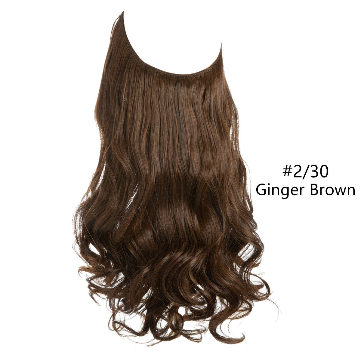 Fishing Line Large Wave Multi-color Gradient Hair Extensions
