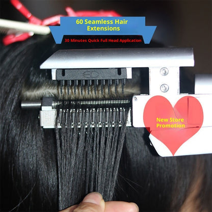 Hair Extension Machine 6d Real Invisible Feather Hot Water