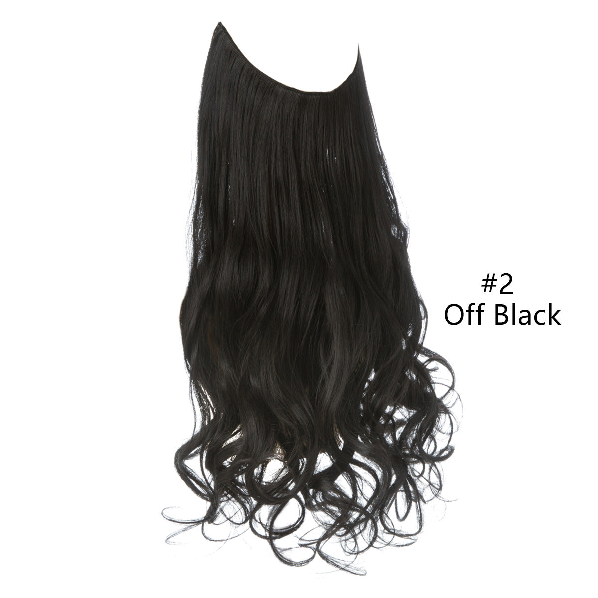 Fishing Line Large Wave Multi-color Gradient Hair Extensions